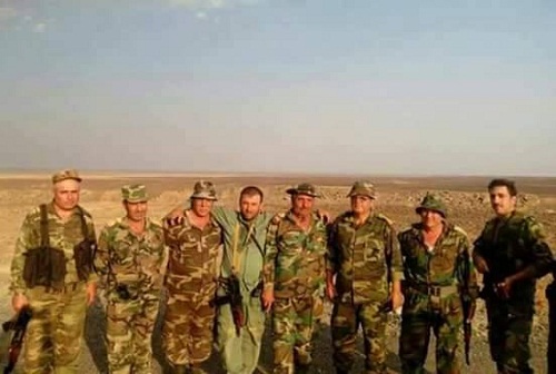 Des militaires syriens à la frontière avec la Jordanie