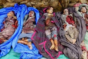 Massacre de la coalition saoudo-US contre les civils yéménites à Haydan (Archives)