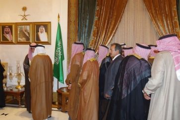 Les représentants des tribus arabes au Liban à l'ambassade saoudienne