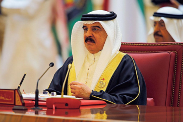 Le roi de Bahreïn, Hamad ben Issa Al-Khalifa
