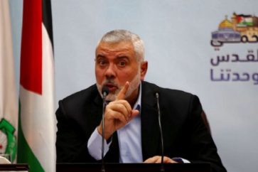 Le chef du bureau politique du Hamas, Ismaïl Haniyeh