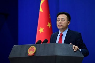 Le porte-parole du ministère des Affaires étrangères, Zhao Lijian