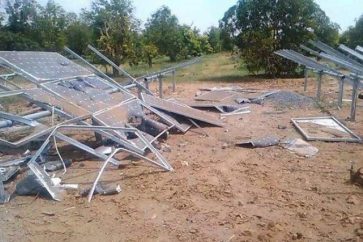 Les fermes bombardées par l’aviation saoudienne dans la province de Hajjah, au nord du Yémen