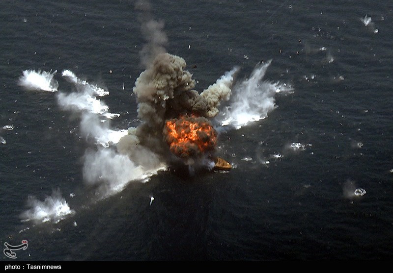 La marine iranienne a testé en 2020 des missiles de croisière à courte et longue portée dans le golfe d'Oman et le nord de l'océan Indien (Archives)