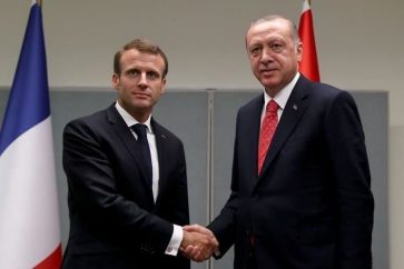 Emmanuel Macron et Recep Tayeb Erdogan
