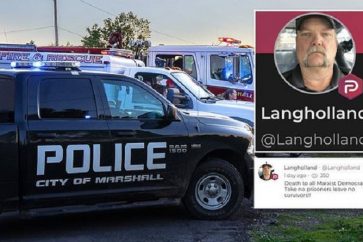 Lang Holland, chef de la police de la petite ville de Marshall