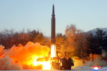 Missile nord-coréen hypersonique.