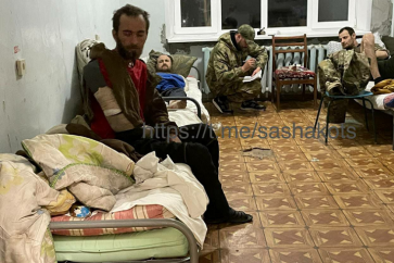 Des combattants du régiment Azov capturés et hospitalisés (Source: Intel Salava Z)