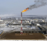 Installations pétrolières russes dans le nord de la Sibérie