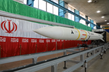 Le missile iranien de longue portée Sayyad B4.
