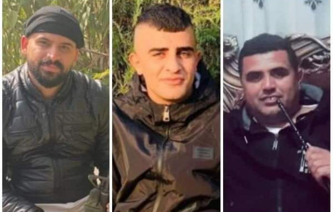 Trois nouveaux palestiniens sont tombés en martyre, ce jeudi, suite à un assaut israélien contre Jénine, le 8 décembre 2022.
