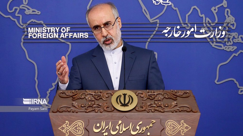 Nasser Kanaani, porte-parole du ministère iranien des Affaires étrangères