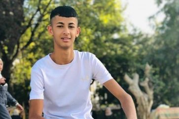Abou Zaytoun (16 ans) tué par l'occupation israélienne en Cisjordanie.