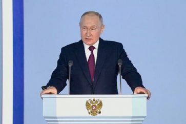 "C'est l'Occident qui a déclenché la guerre et nous utilisons la force pour l'arrêter", dit Poutine