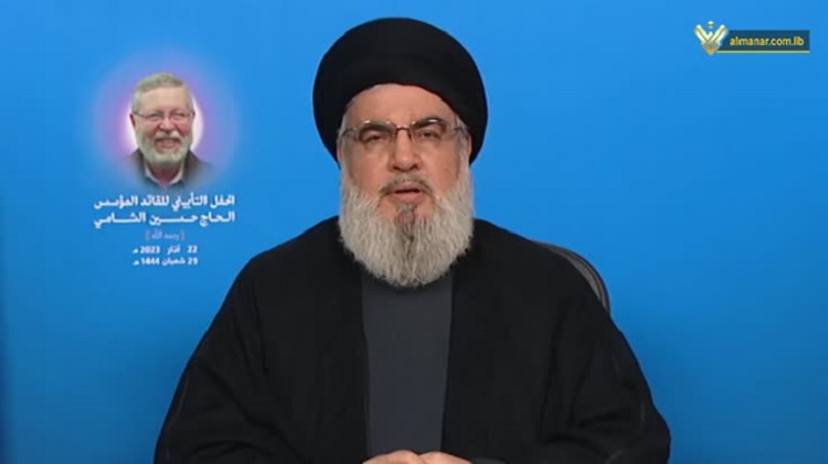 Le secrétaire général du Hezbollah, Sayed Hassan Nasrallah.