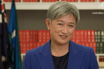 La ministre australienne des Affaires étrangères, Penny Wong.