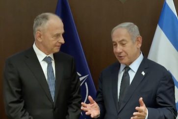 Mircea Geoană et Benjamin Netanyahu