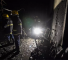 Les équipes de secours inspectent les décombres de la salle des fêtes ravagée par un incendie meurtrier au cours d'un mariage, le 27 septembre 2023 à Qaraqosh, en Irak AFP Zaid AL-OBEIDI