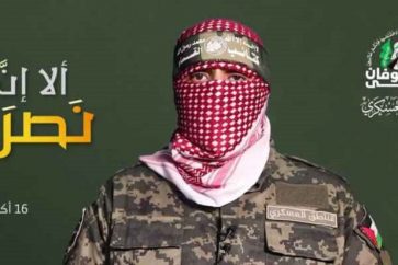 Le porte-parole des Brigades Ezzedine Al-Qassam, Abou Obeida
