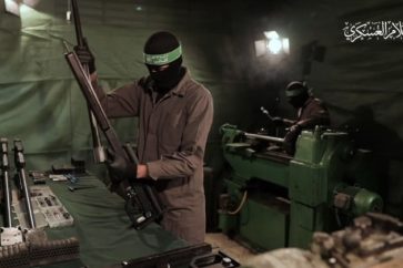 Usine de fabrication du fusil sniper d'Al-Qassam, baptisé Al-Ghoul.