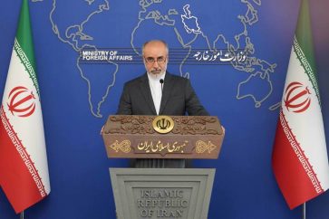 Nasser Kanaani, porte-parole du ministère iranien des Affaires étrangères.