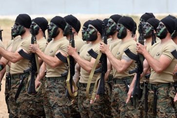 Des combattants de la force Radwan, unité d'élite du Hezbollah