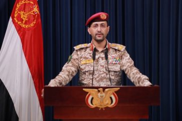 Le porte-parole des forces armées yéménites, le général de brigade Yehya Sarii,
