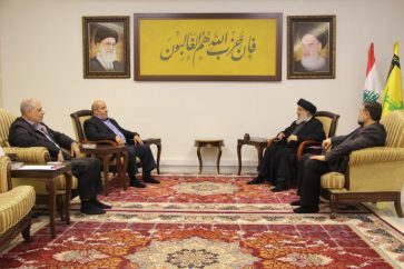 Sayed Nasrallah s'entretient avec délégation du Hamas, le mercredi 15 mai 2024.
