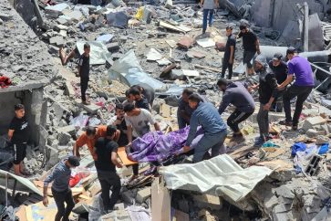Destructions et massacres à Gaza suite au soutien américain à l'armée d'occupation israélienne.