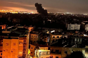 Agression israélienne contre des bâtiments résidentiels dans la banlieue sud de Beyrouth, le 13 novembre 2024.