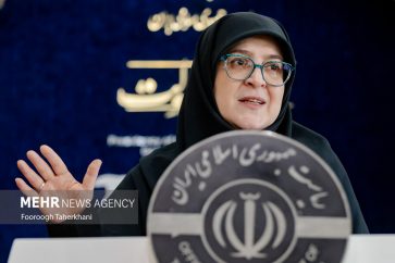 Mme Fatemeh Mohajerani, porte-parole du gouvernement iranien