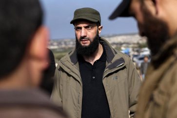 Le chef de Hay'at Tahrir al-Sham Abou Mohammad al-Joulani