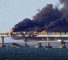 Le pont de Crimée bombardée en 2022