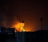 Bombardement israélien visant un port yéménite, le 6 juillet 2025.