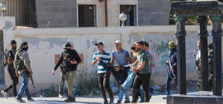 <a href="https://french.manartv.com.lb/3339404">Évènements de Soueïda :  les forces gouvernementales syriennes &laquo;&nbsp;sont responsables du cycle de violences&nbsp;&raquo;. Couvre-feu à Soueïda</a>